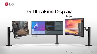 LG Ergo Monitor Designed Around You  LG [upl. by Stiegler]