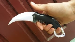 종이를 사용하여 전투 칼을 만드는 방법  Karambit [upl. by Prent10]