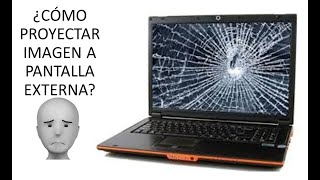 UTILIZAR UNA LAPTOP CON PANTALLA ROTA [upl. by Quintessa]