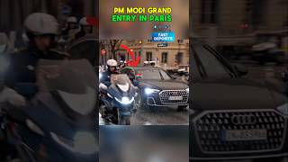 PM narendra modi Grand entry in Paris  Narendra Modi shorts [upl. by Buchbinder]