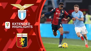 Lazio vs Genoa Extended Highlights  Coppa Italia  CBS Sports Golazo [upl. by Devine]