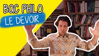 Le devoir  quelle est la source du devoir  Philo Terminale Bac [upl. by Judi79]