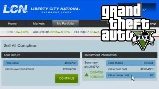 GTA 5  How to Make Money Using The Stock Market Guide GTA V [upl. by Leotie]