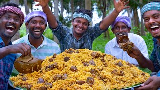 LIVER BIRYANI  Mutton Liver Biryani Cooking in Village  Biryani Recipe  Goat Liver Recipe [upl. by Artenehs10]