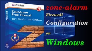 Zone Alarm Firewall Configuration Windows  PART II [upl. by Barney]