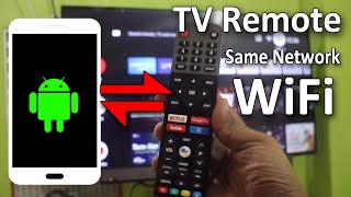 How To Use Your Phone As a Android TV Remote using WiFiSame Network [upl. by Dill]