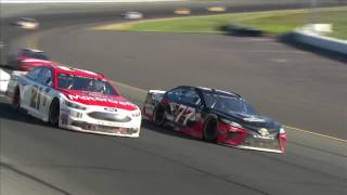 Blaney holds off Harvick for first Monster Energy Series win [upl. by Retxab751]