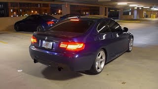 Loud 335i with VRSF downpipesmuffler delete  Accelerations and messing around [upl. by Kcirdled]