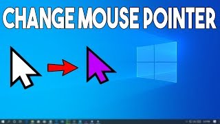 How To Change Mouse Pointer Color and Size in Windows 10 [upl. by Laure784]