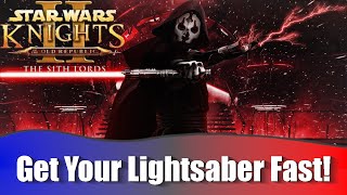 Fastest Way to Get a Lightsaber in KOTOR 2 [upl. by Nwadal659]