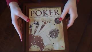 ASMR Poker Lesson  Tapping  Unpackaging  Whispers [upl. by Nihcas]