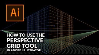 How To Use The Perspective Grid Tool in Illustrator [upl. by Ereveniug501]