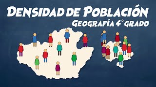 Densidad de Población GEOGRAFÍA  CUARTO GRADOPRIMARIA [upl. by Emory]