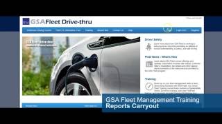 GSA Fleet Drivethru Training Reports Carryout [upl. by Elexa209]