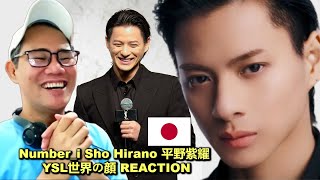 Numberi Sho Hirano 平野紫耀  YSL世界の顔 REACTION [upl. by Namie]