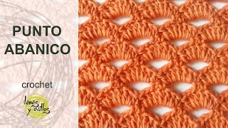 Tutorial Punto Abanico Crochet o Ganchillo [upl. by Hajidak]