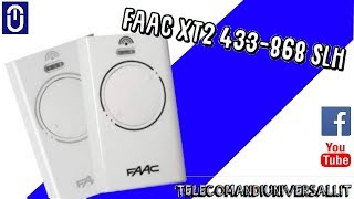 Come Programmare un Telecomando Faac XT2 433868 SLH [upl. by Gamages246]