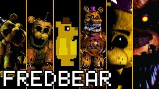 Evolution of Fredbear  Golden Freddy in FNAF 20142019 [upl. by Tran172]