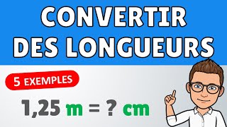 Comment convertir des longueurs  ✅ 5 exemples  Mathématiques  Conversions [upl. by Lambard]