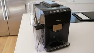 Siemens EQ500 integral Kaffeevollautomat – Mahlgrad einstellen [upl. by Simah602]