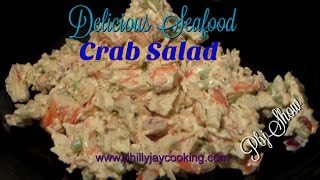 Easy Delicious Crab Seafood Salad Recipe How To Make Imitation Crab Salad [upl. by Pomeroy]