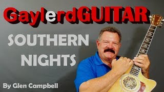 SOUTHERN NIGHTS by Glen Campbell  Beginner Guitar Lesson PREVIEW How to Play [upl. by Thgiwed]