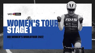 2022 UCI Womens WorldTour  Womens Tour  Stage 1 [upl. by Airalav]