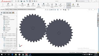 How to Make  Create Gears in SolidWorks [upl. by Harwilll454]