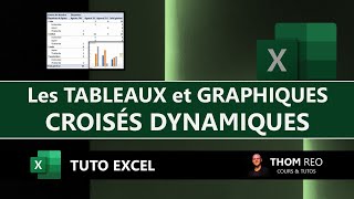 Créer un TABLEAU CROISÉ DYNAMIQUE  GRAPHIQUE  Cours EXCEL gratuit [upl. by Yelehsa]