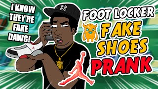 Foot Locker Fake Shoes Prank [upl. by Naesal]