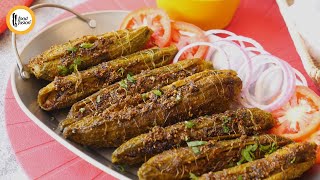 Stuffed Karela Recipe By Food Fusion [upl. by Ettevol]