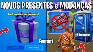 FORTNITE  PRESENTES GRÁTIS TWITCH TÁTICA NERFADA e MUDANÇAS [upl. by Iot795]