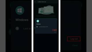 How to Logout whatsapp all devices [upl. by Tongue]