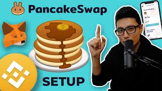 How to Use PancakeSwap with MetaMask Binance Smart Chain Setup Tutorial [upl. by Ettennod625]