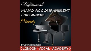 Memory Cats Piano Accompaniment Professional Karaoke Backing Track [upl. by Nylhsoj]