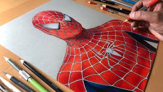 SpiderMan Drawing Sam Raimi Suit  Timelapse  Realtime  Artology [upl. by Marduk685]