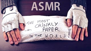 ASMR 💤The Most CRINKLY Paper In The World 😴NO TALKING for SLEEP [upl. by Ahsietal]