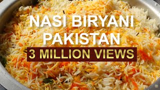 Nasi Biryani Ayam Pakistan  Pakistani Chicken Biryani [upl. by Youlton895]