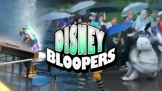 Hilarious DISNEY CHARACTER BLOOPERS  Funny Disneyland  Disney World FAILS Pt 3 [upl. by Tabbi]