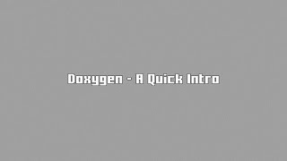 Doxygen [upl. by Yllom]