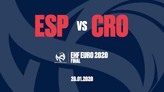 RELIVE  Spain vs Croatia  Final  Mens EHF EURO 2020 [upl. by Downe]