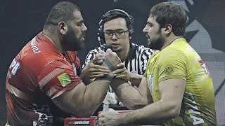 Levan SAGINASHVILI vs Vitaly LALETIN ARM WRESTLING 2019 ROUND 1 [upl. by Akihdar]