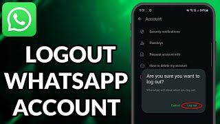 How To Logout WhatsApp Account [upl. by Flossi]