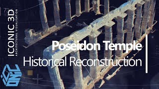 Cape Sounio Poseidon Temple 3D Historical Reconstruction  At a glance [upl. by Torres]