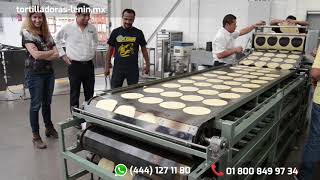 Máquina Tortilladora MLR 360 │ MLR360 Tortilla Machine  Manufacturas Lenin [upl. by Koval]