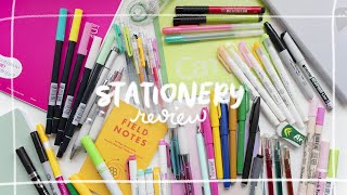 reviewing my entire stationery collection ⭐ the best amp worst school supplies [upl. by Winters]