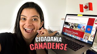 Aplicando para a CIDADANIA CANADENSE sozinha [upl. by Anaoj]