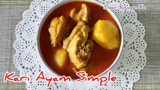 Kari Ayam Simple [upl. by Nnairet]