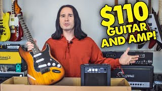 Cool Looking Guitar STARTER PACK Only Costs 110 on Amazon [upl. by Enegue]