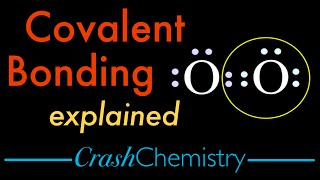 Covalent Bonding Tutorial — Covalent vs Ionic bonds explained  Crash Chemistry Academy [upl. by Eislel]